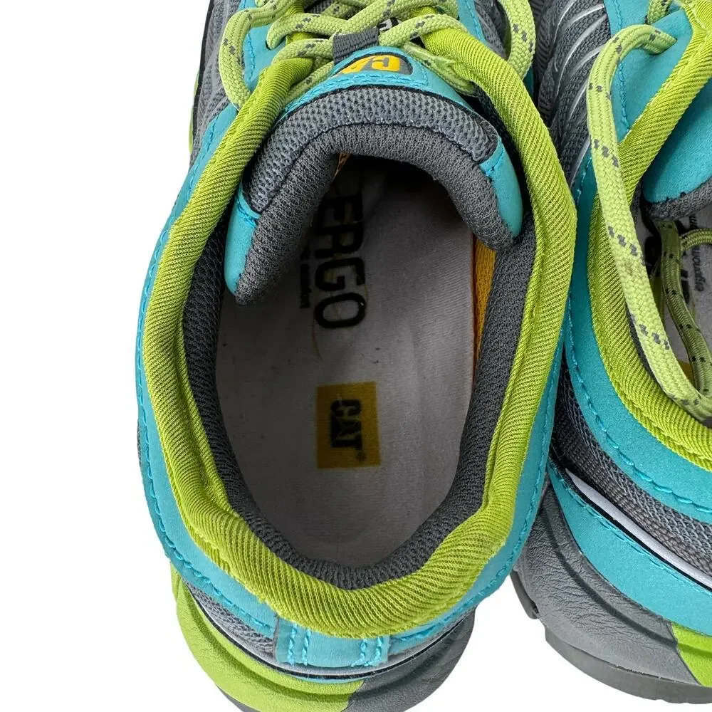 CAT Caterpillar Ergo Work‎ Shoes Connexion Steel Toe Multicolor Womens Size 7 - Picture 6 of 11